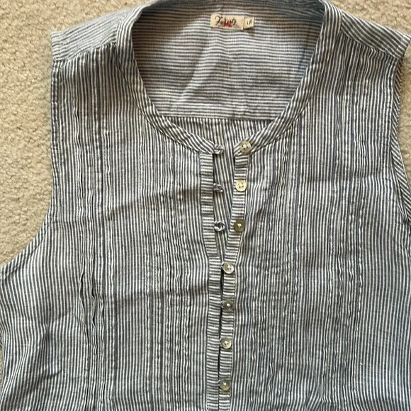 Faherty Isha Linen Dress EUC - Picture 5 of 6